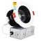 Luxrite 4 Inch LED Recessed Downlight 5 CCT Selectable 2700K-5000K 15W 1100LM Dimmable White/Black Trim LR24950 LR24967-1PK - alternate 1